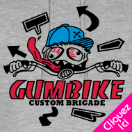 Gum Bike Monster shirt- Custom Brigade