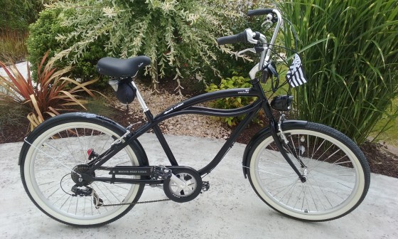 Beach cruiser type chopper de chez westside,  et oui un vélo made in france !
Sympa pour débuter dans le cruising.