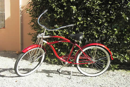 J'ai acquis ce vélo à San Francisco, beach cruiser Micargi...