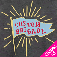 T-shirt Drapeau Custom Brigade